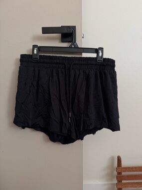 Ultra Flirt Black Athletic Pull-On Shorts